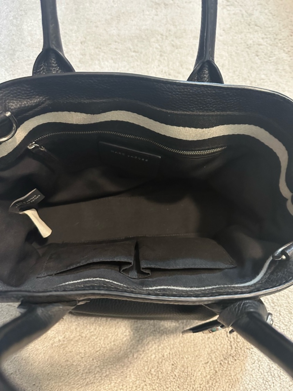 Marc Jacobs Black Leather Gotham Bag - Picture 8 of 10